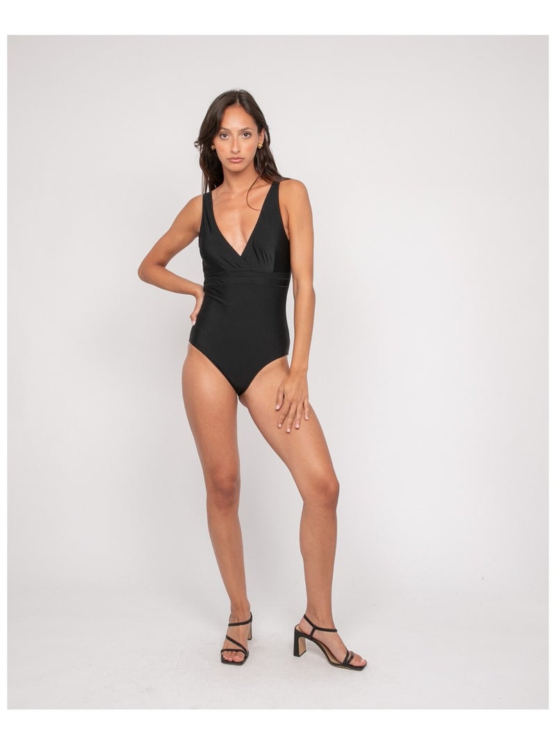 Bañador de 2 piezas de lurex GINNY Negro - Kiabi