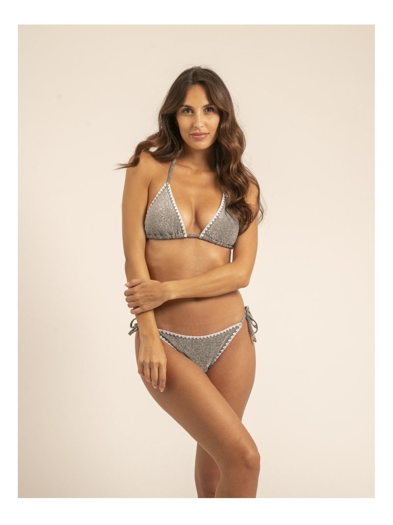 Bañador de 2 piezas GRACIELLA Plata - Kiabi