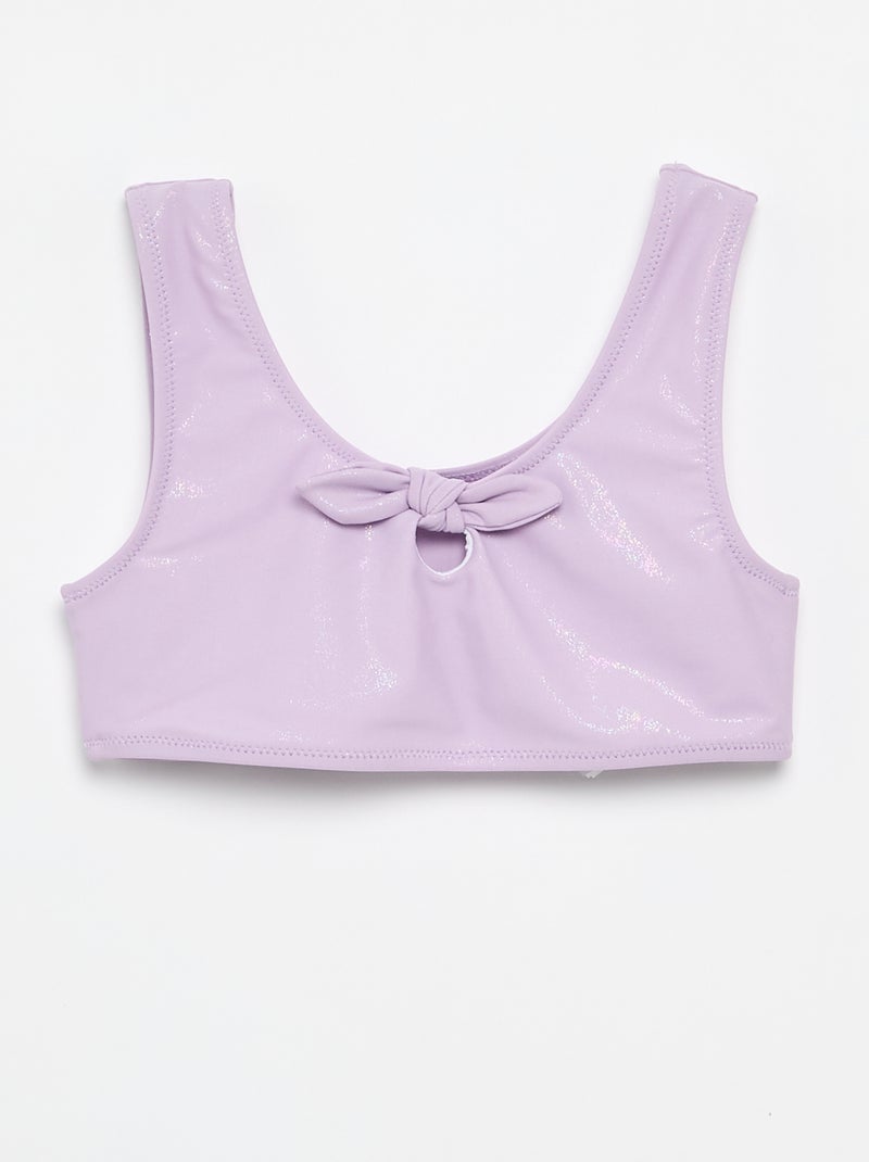 Bañador de 2 piezas Morado - Kiabi