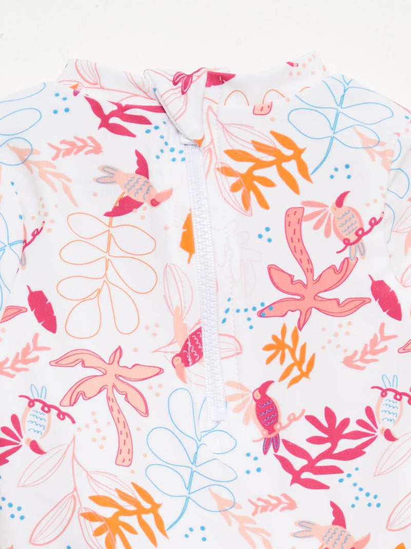 Bañador de 2 piezas 'Petit Béguin' Camiseta + braguita Coral - Kiabi