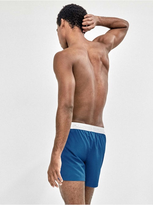 Bañador de hombre ajustable en cintura tejido de secado rápido - Kiabi Bañador de hombre ajustable en cintura tejido de secado rápido - Kiabi