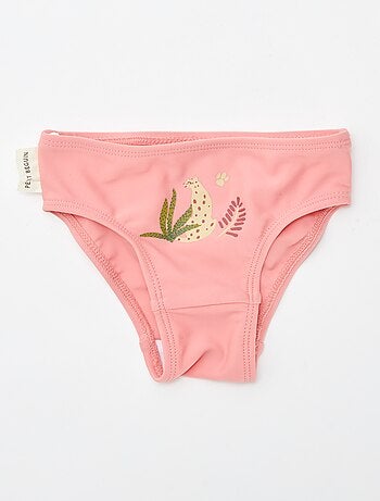 Bañador de manga larga + braguita 'Petit Béguin' - 2 piezas