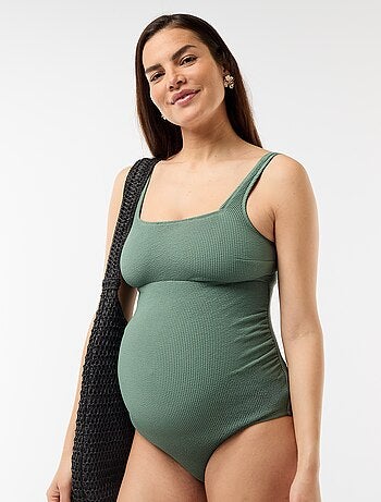 Bañador de maternidad con copas extraíbles