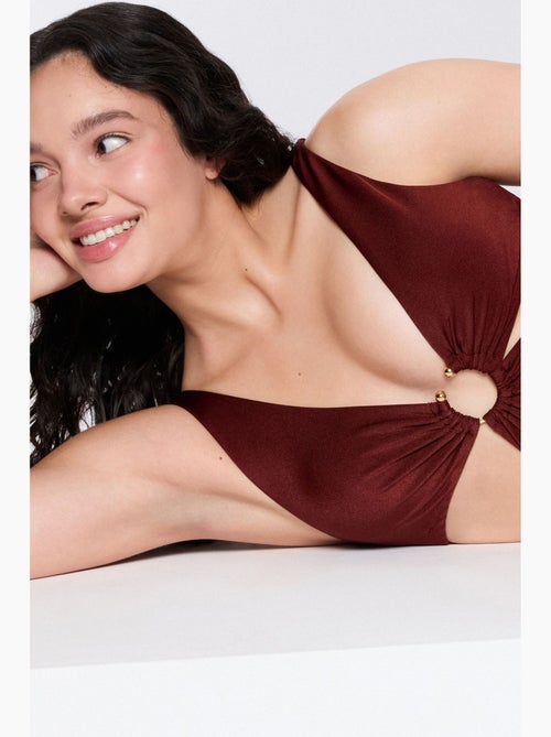 Bañador de mujer erica brillante penti - Kiabi Bañador de mujer erica brillante penti - Kiabi