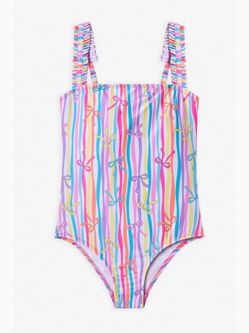 Bañador de niña con estampado ribbon kurdela penti - Kiabi Bañador de niña con estampado ribbon kurdela penti - Kiabi