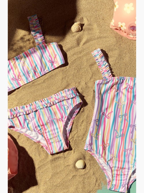 Bañador de niña con estampado ribbon kurdela penti - Kiabi Bañador de niña con estampado ribbon kurdela penti - Kiabi