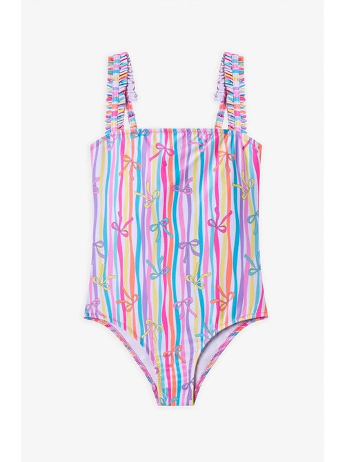 Bañador de niña con estampado ribbon kurdela penti - Kiabi Bañador de niña con estampado ribbon kurdela penti - Kiabi