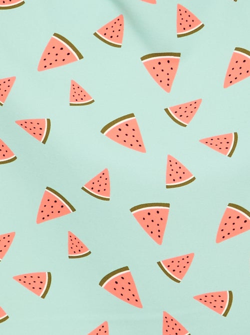 Bañador de una pieza con volantes - Kiabi