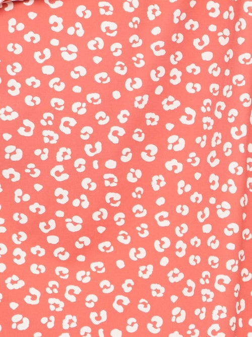 Bañador de una pieza con volantes - Kiabi