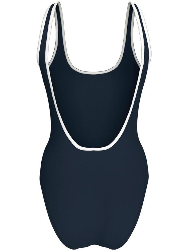 Bañador de una pieza para mujer Tommy Hilfiger Azul marino - Kiabi
