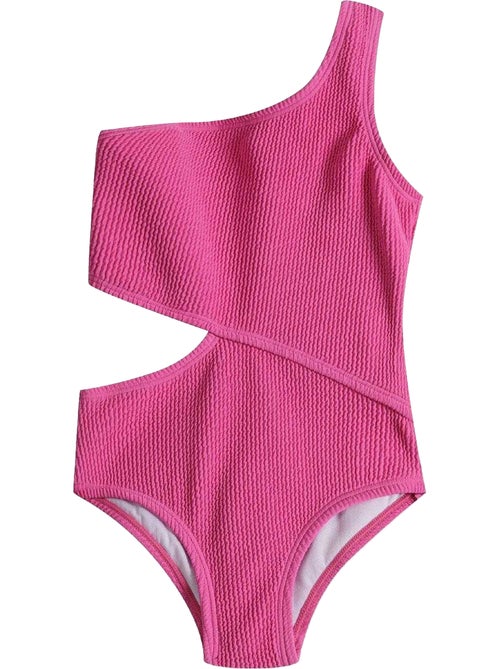 Bañador entero de una pieza diseño acanalado niñas - minoti - Kiabi