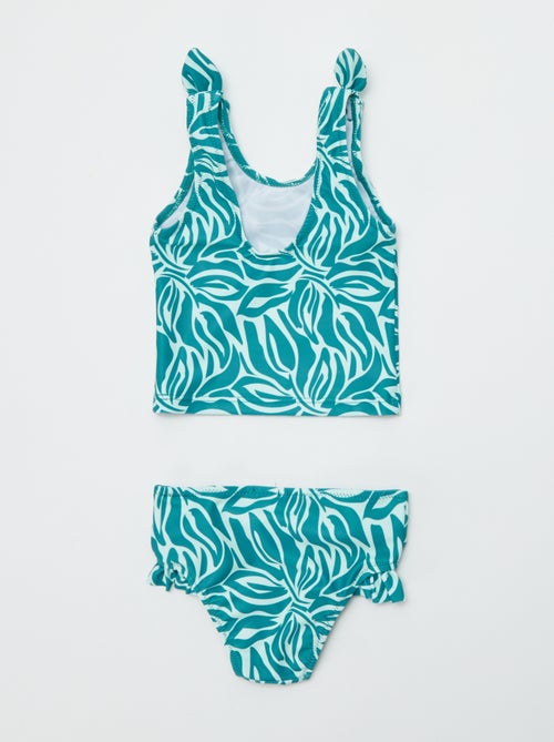 Bañador estampado - 2 piezas - Kiabi