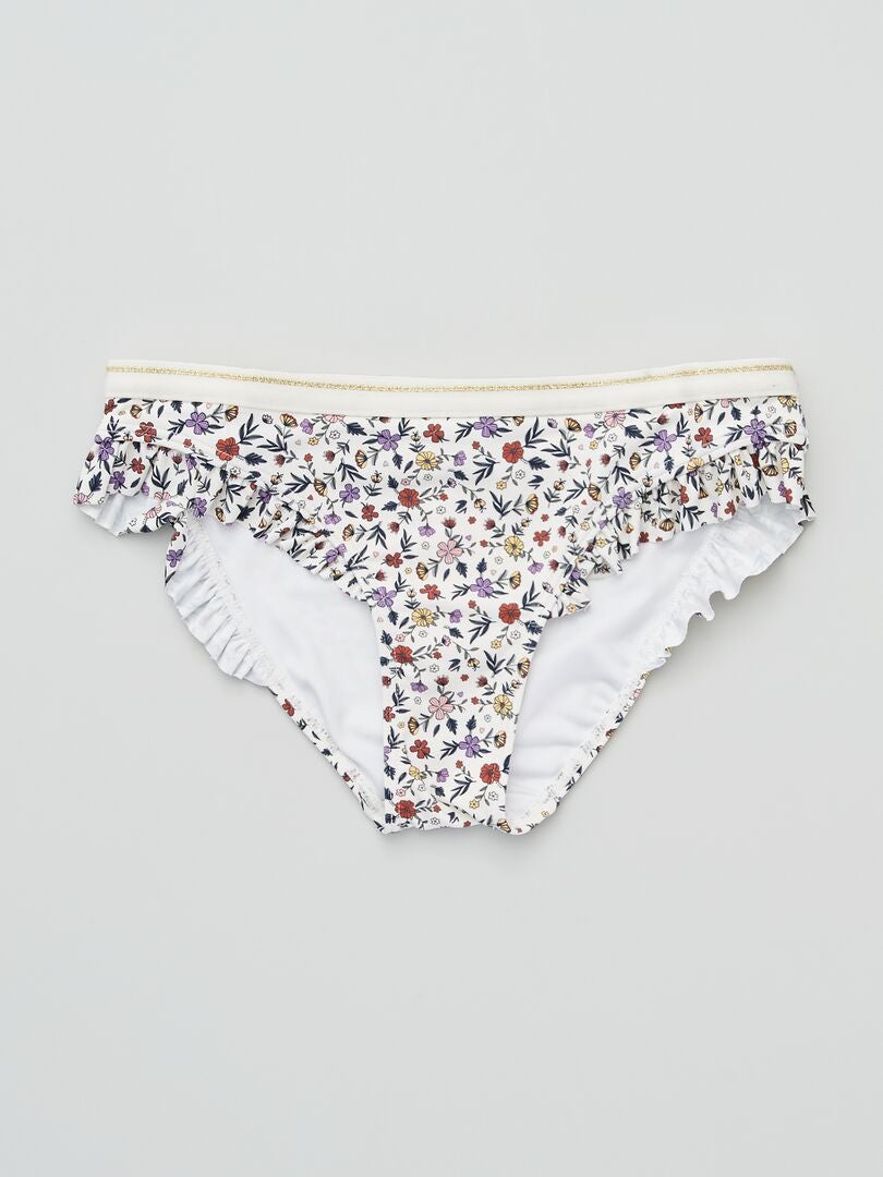 Bañador estampado  - 2 piezas BLANCO - Kiabi