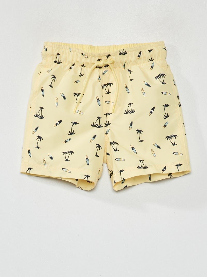 Bañador estampado AMARILLO - Kiabi