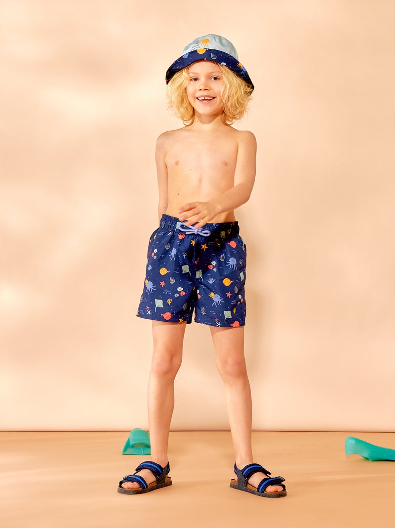 Bañador estampado AZUL - Kiabi