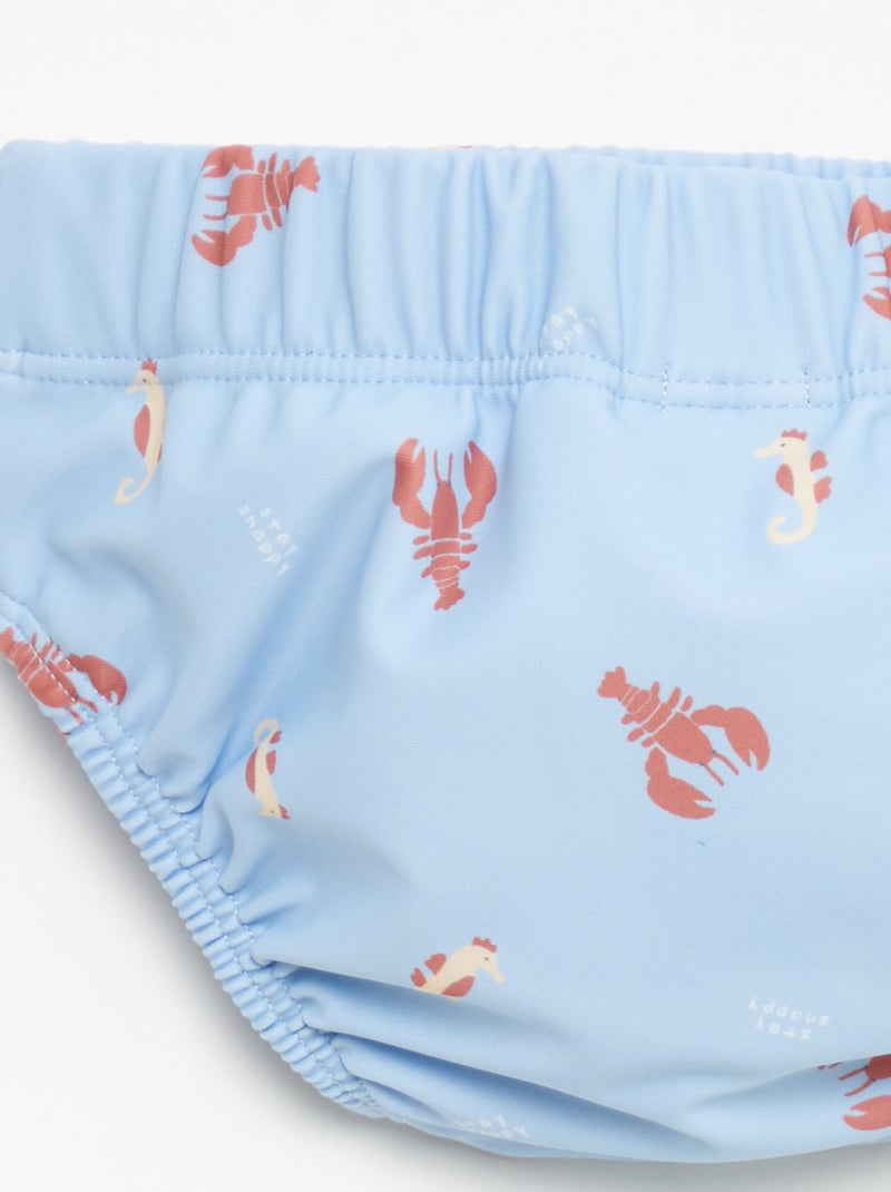 Bañador estampado Azul - Kiabi