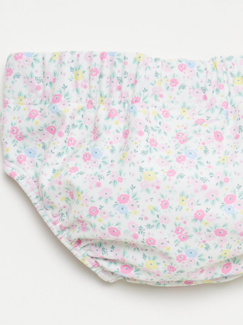 Bañador estampado Blanco - Kiabi