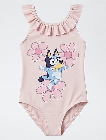 Bañador estampado 'Bluey' con volantes