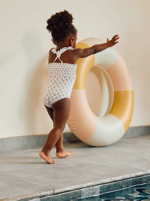 Bañador estampado con volantes  - 1 pieza - Kiabi