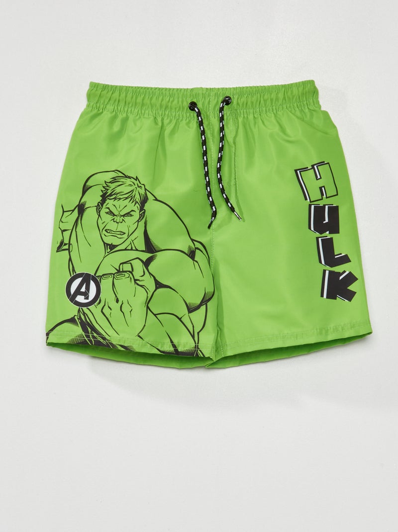 Bañador estampado 'Los Vengadores' verde - Kiabi