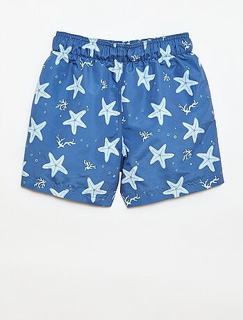 Bañador estampado "mar" integral
