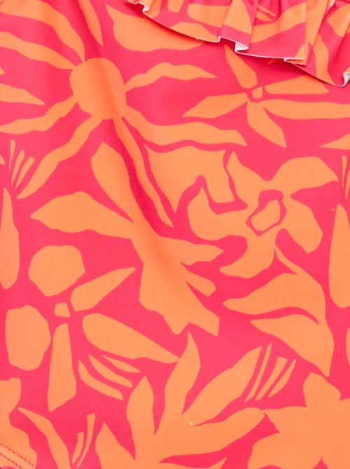 Bañador estampado one shoulder - Kiabi