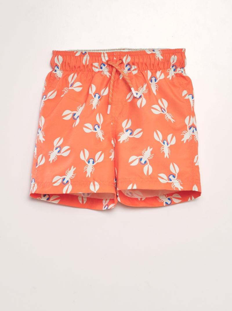 Bañador estampado ROJO - Kiabi