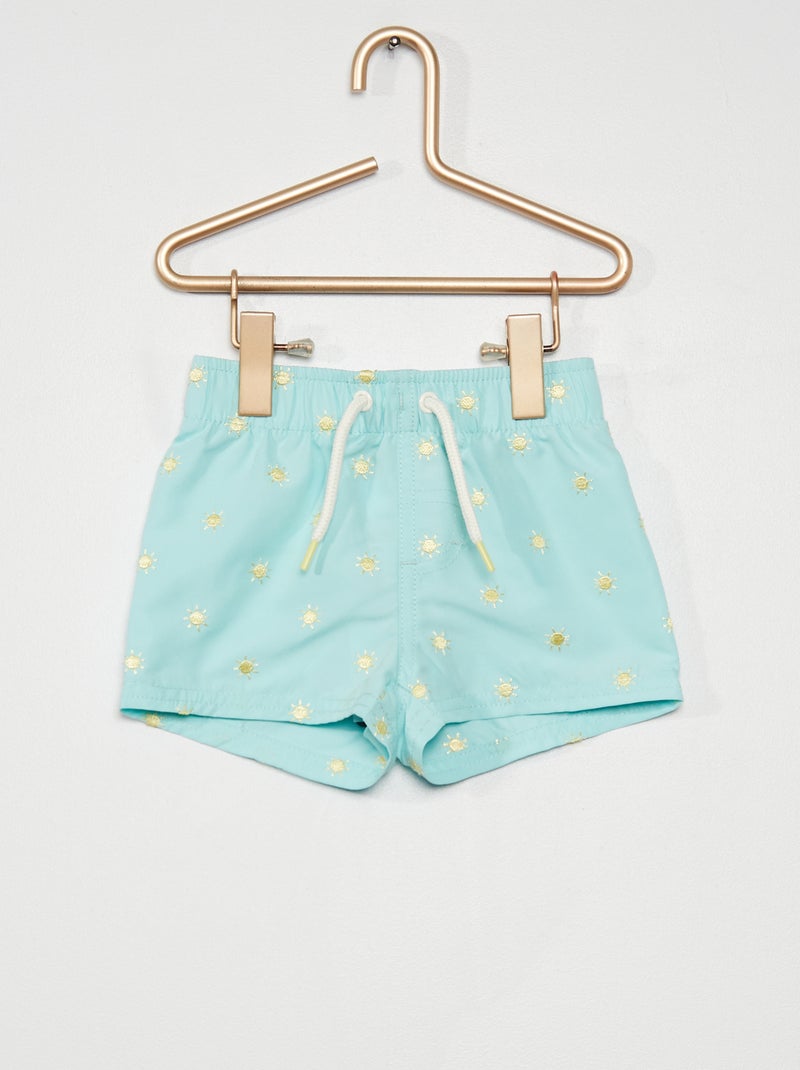 Bañador estampado 'sol' AZUL - Kiabi