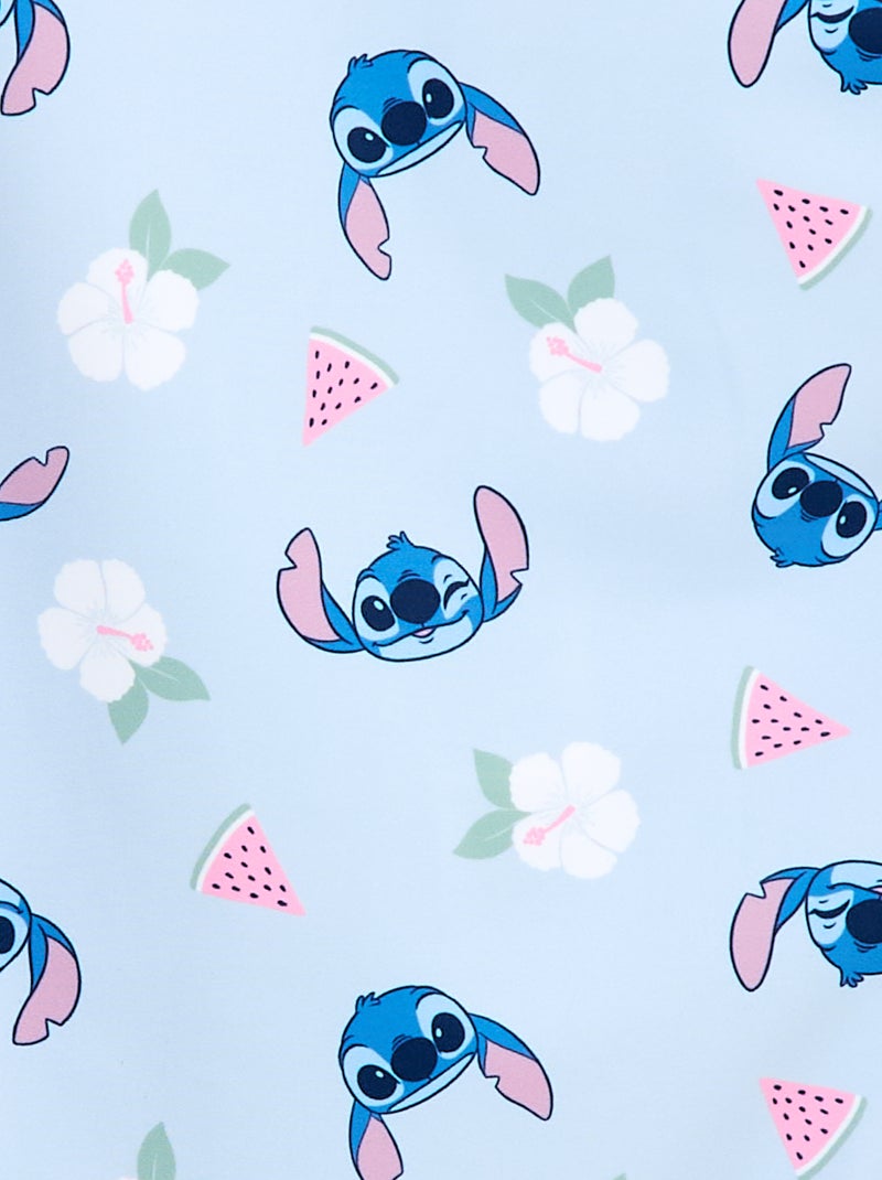 Bañador estampado 'Stitch & Angel' 'Disney' - 1 pieza Azul - Kiabi