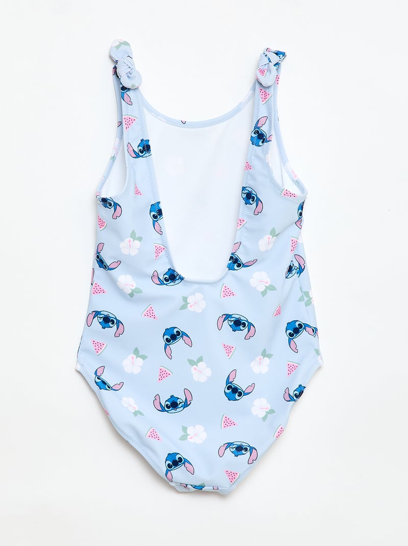 Bañador estampado 'Stitch & Angel' 'Disney' - 1 pieza Azul - Kiabi
