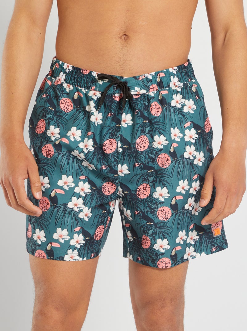 Bañador estampado VERDE - Kiabi