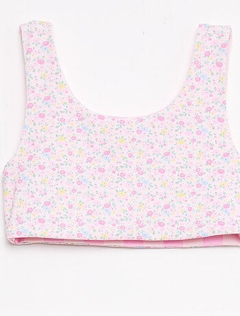 Bañador floreado reversible - 2 piezas