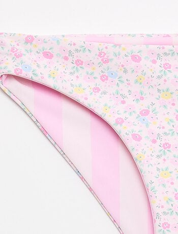 Bañador floreado reversible - 2 piezas