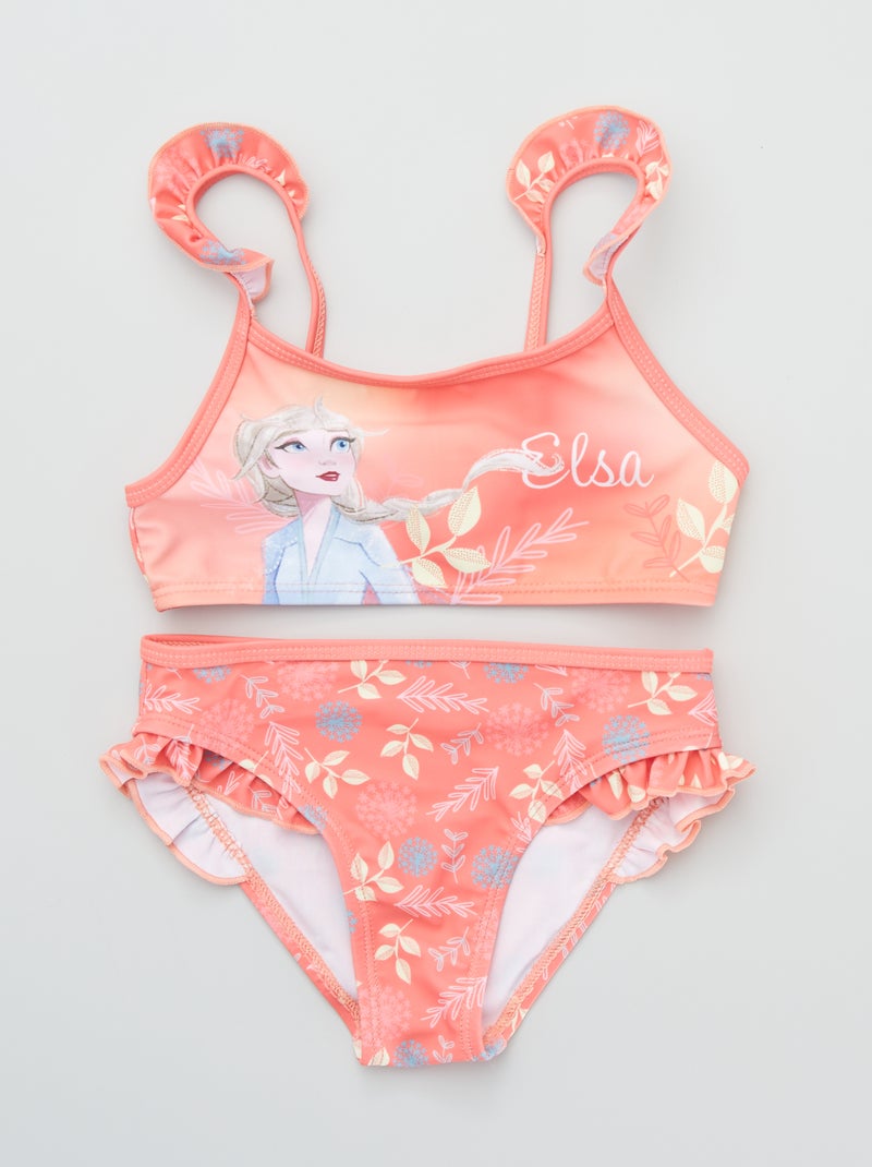 Bañador 'Frozen' coral - Kiabi