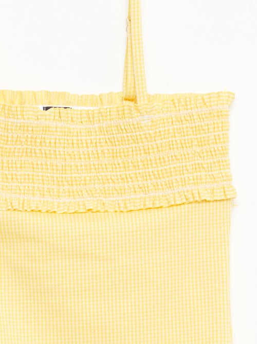 Bañador fruncido + coletero - 1 pieza - Kiabi