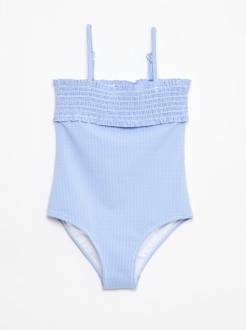 Bañador fruncido + coletero - 1 pieza - Kiabi