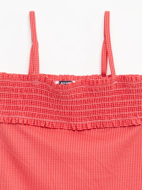 Bañador fruncido + coletero - 1 pieza - Kiabi