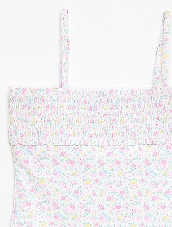 Bañador fruncido con coletero