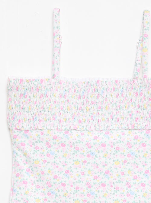 Bañador fruncido con coletero - Kiabi