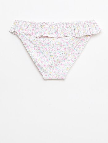Bañador fruncido floral - 2 piezas