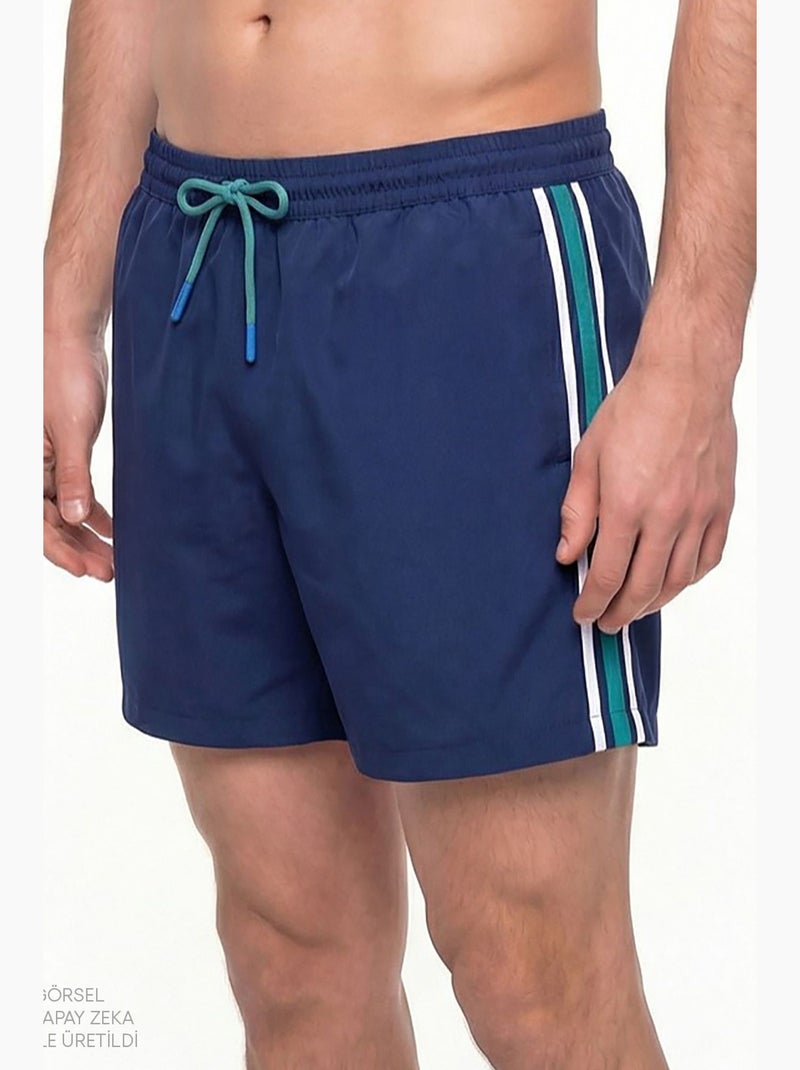 Bañador hombre retro tennis penti Azul marino - Kiabi