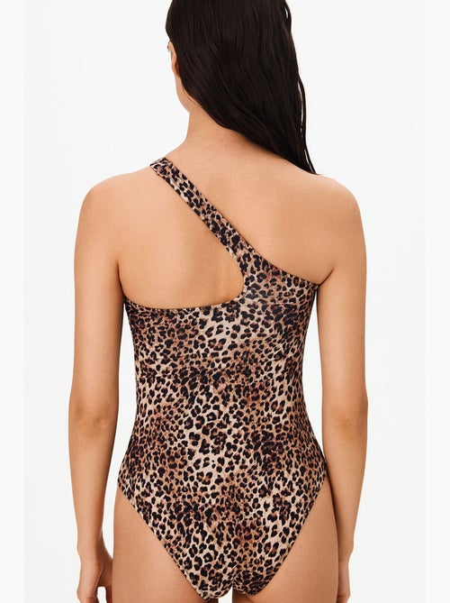 Bañador leo de un hombro con estampado de leopardo penti - Kiabi Bañador leo de un hombro con estampado de leopardo penti - Kiabi