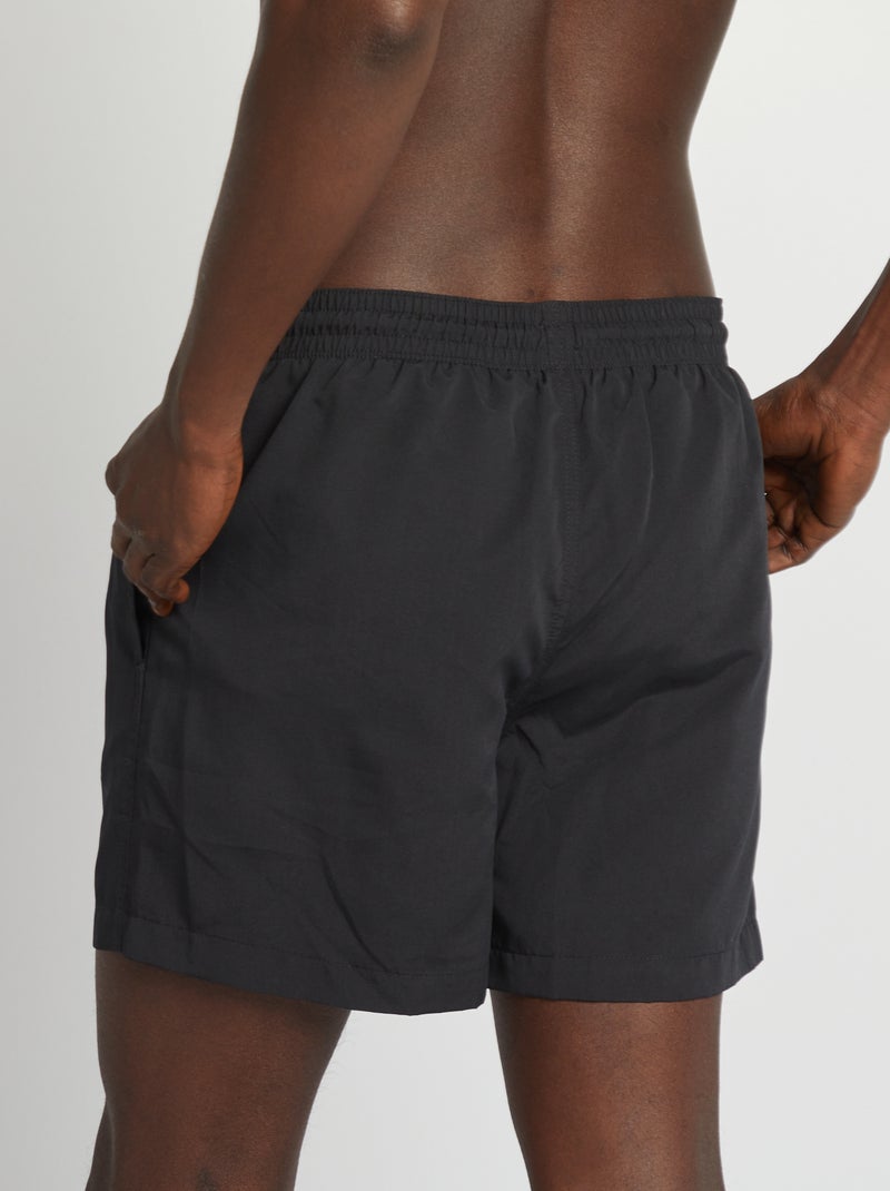 Bañador liso negro - Kiabi