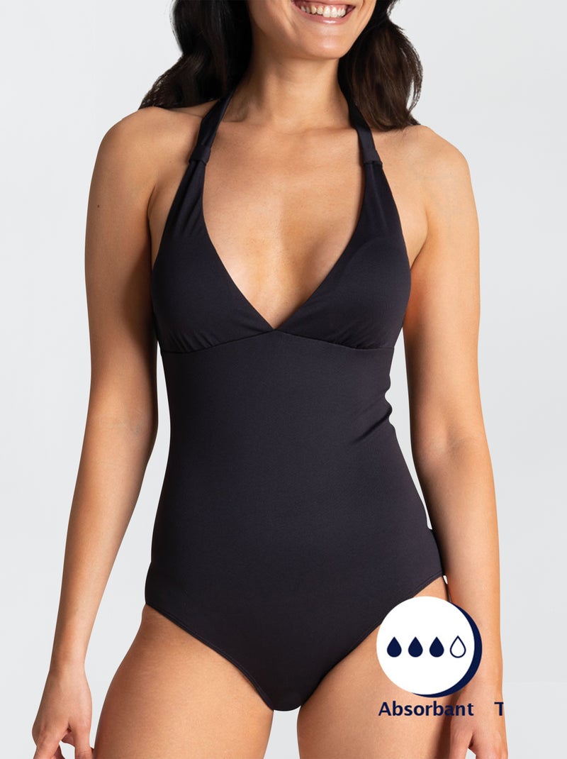 Bañador menstrual 'Athena' - 1 pieza NEGRO - Kiabi