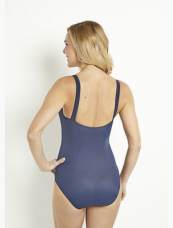 Bañador moldeador de una pieza con estampado floral exótico - Afibel