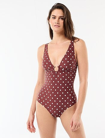 Bañador moldeador de una pieza