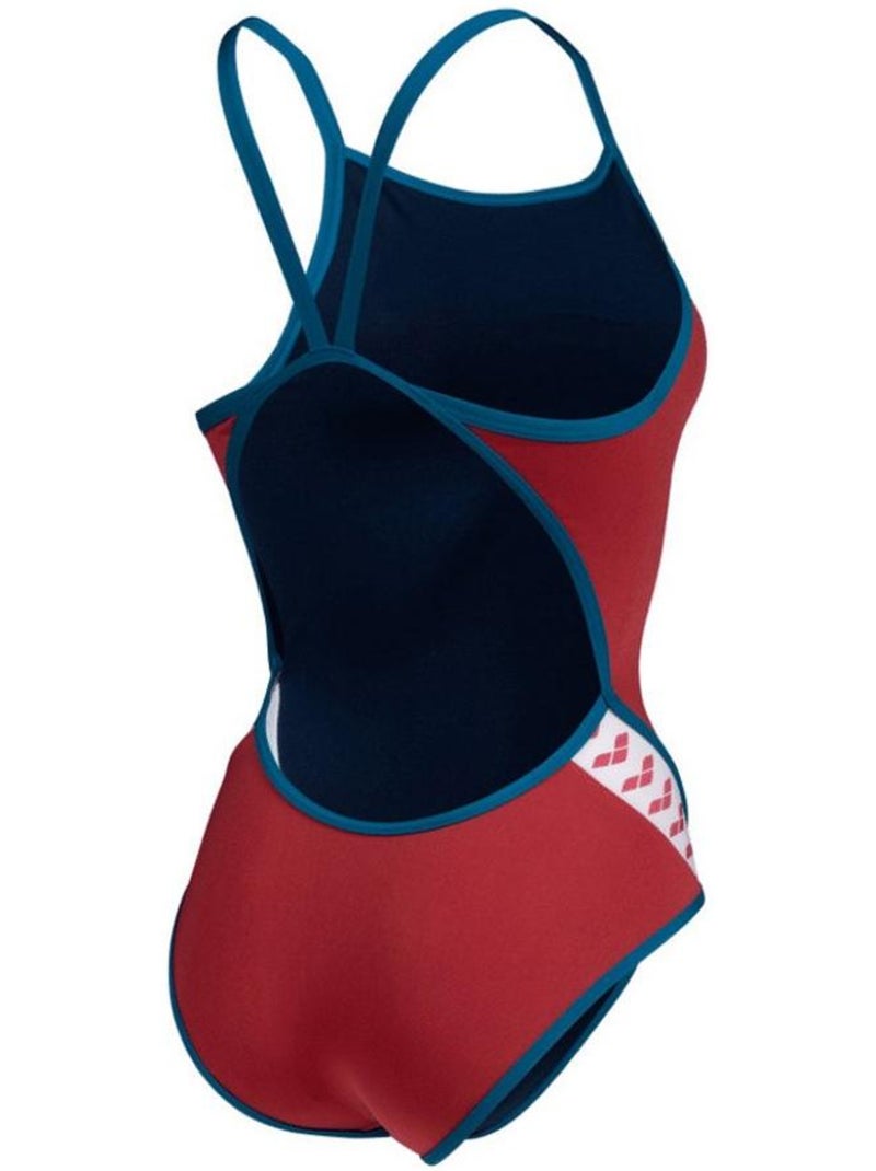 Bañador Mujer Arena Rojo - Kiabi