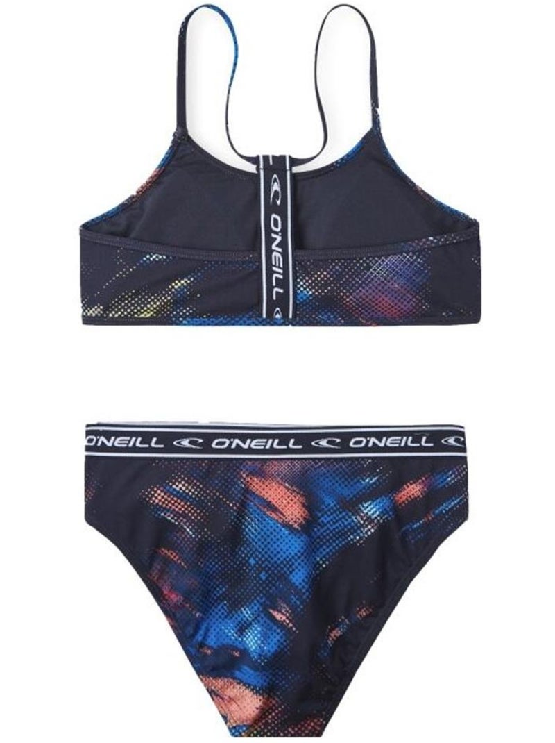 Bañador O'Neill para niña, Negro Multicolor - Kiabi