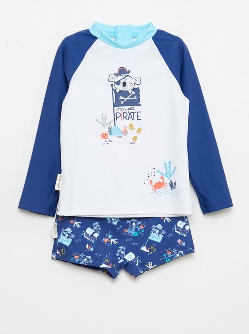 Bañador 'Petit Béguin' de 2 piezas Camiseta + bóxer - Kiabi