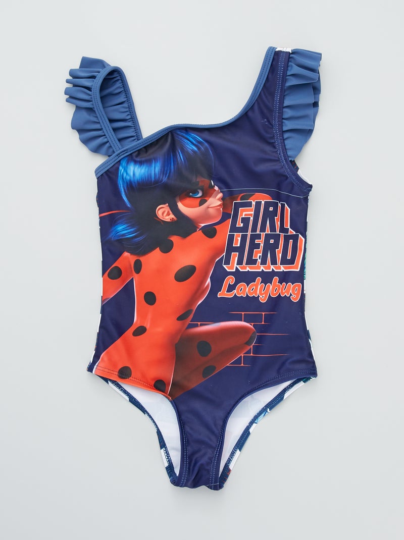 Bañador 'Prodigiosa Ladybug'  - 1 pieza azul marino - Kiabi